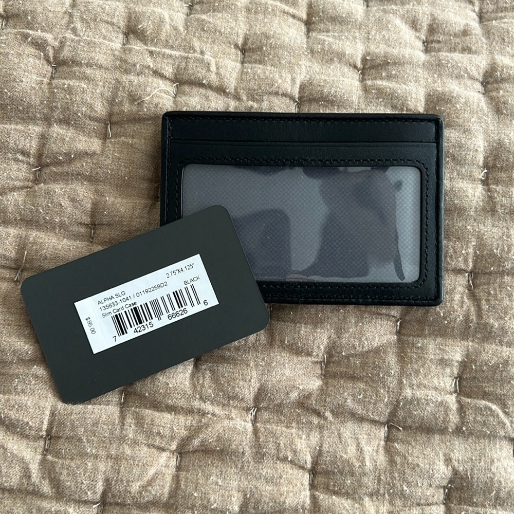 Black Tumi wallet